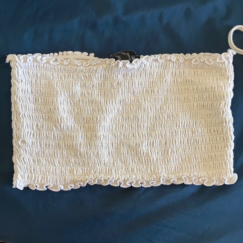 White tube top